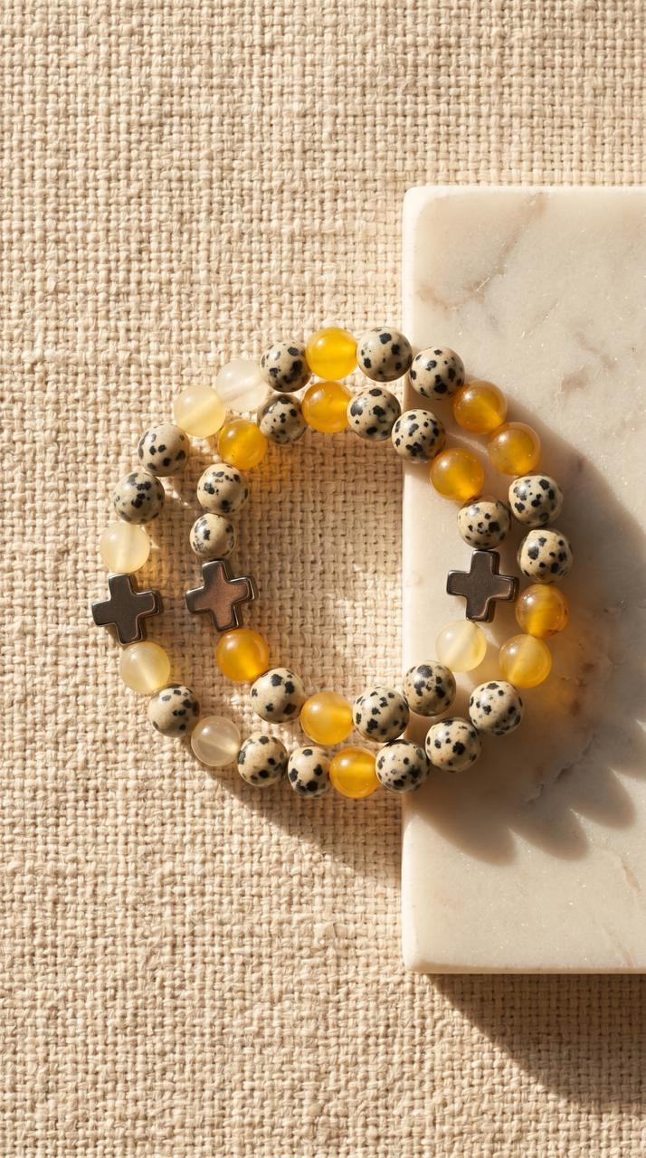 2 Pulsera de Piedras Preciosas (Protección): Escudo Energético y Disolución de Negatividad (Minerales Naturales)