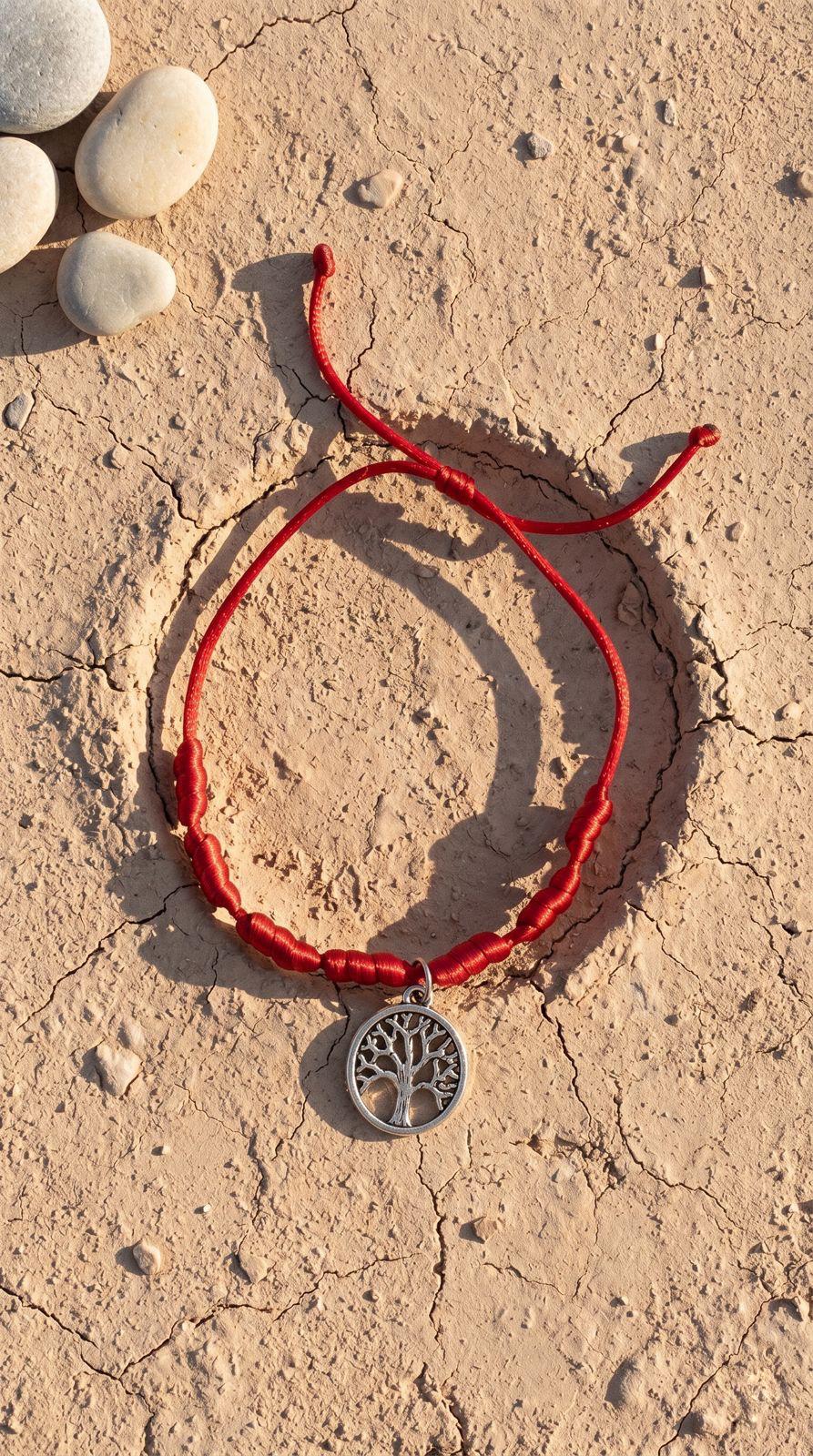 Pulsera de 7 Nudos con Árbol de la Vida: Crecimiento Personal, Estabilidad Absoluta y Conexión Universal (Amuleto Ancestral)