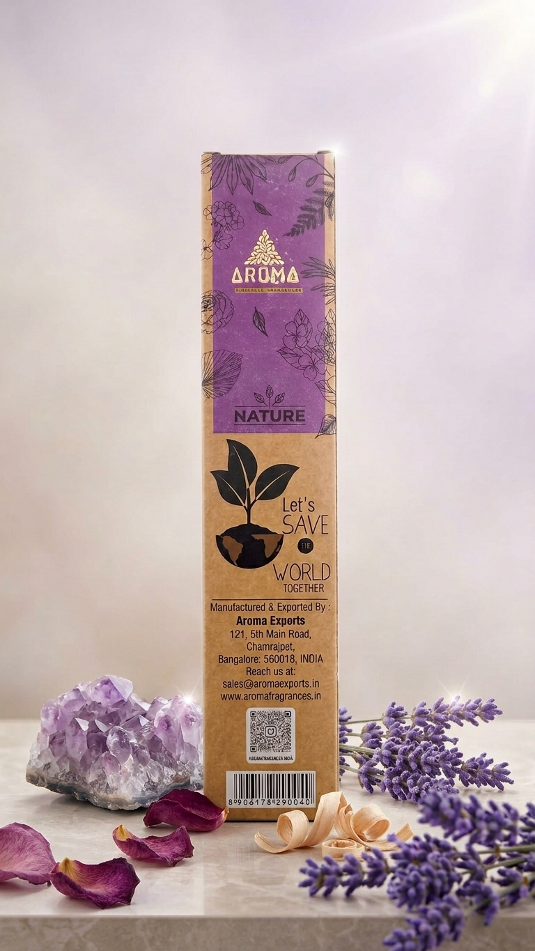 Incienso de Lavanda Relajante – Calma Profunda y Sueño Reparador | 100% Natural, Sin Químicos, Calidad Premium 【20g · 8 Varillas aprox】