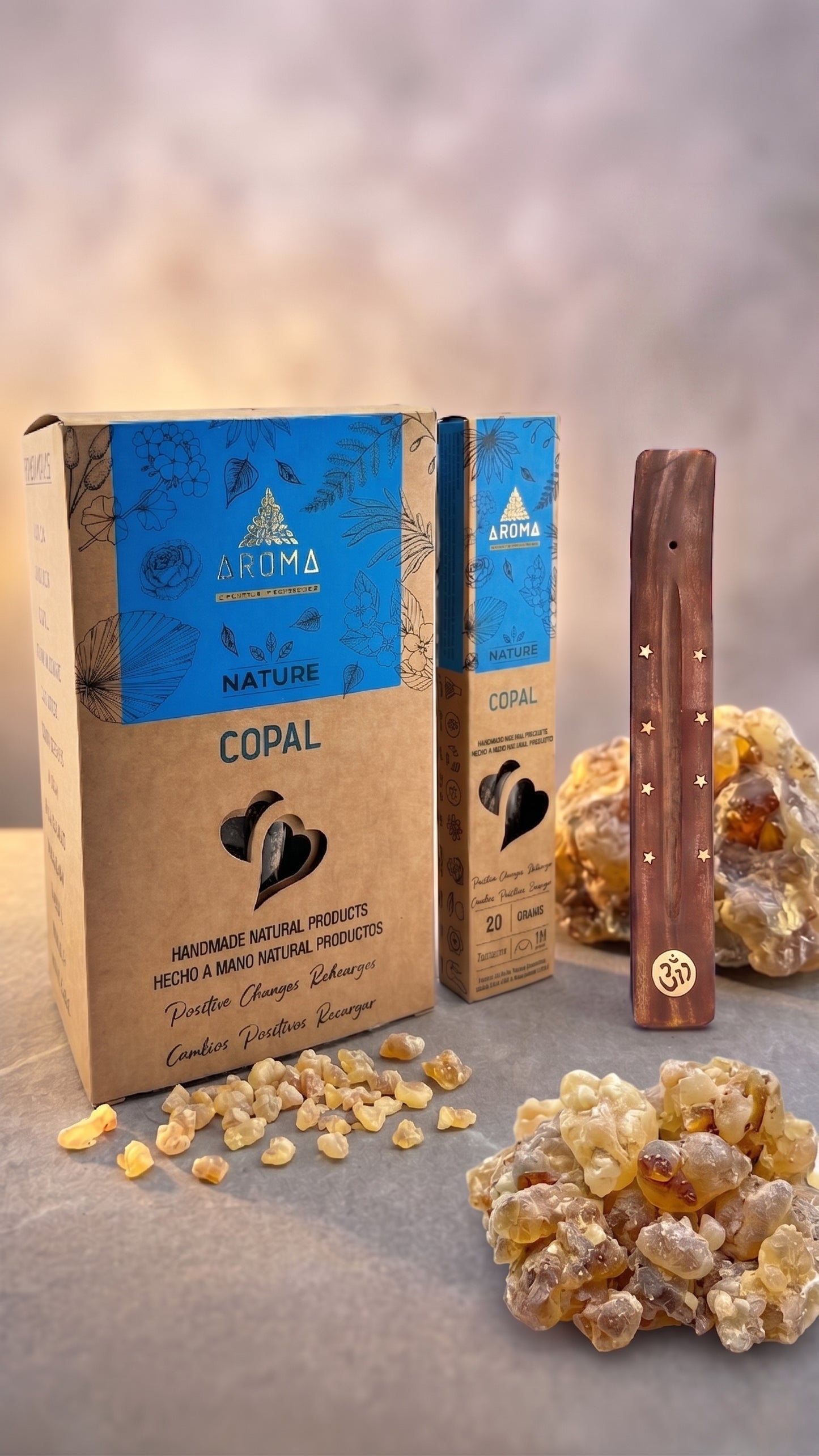 12 Cajetillas Incienso de Copal Ancestral – Limpieza Energética Profunda y Protección | 100% Natural, Sin Químicos, Calidad Premium【20g · 8 Varillas aprox】