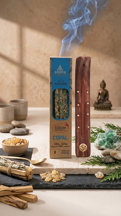 3 Cajetillas Incienso de Copal Ancestral – Limpieza Energética Profunda y Protección | 100% Natural, Sin Químicos, Calidad Premium【20g · 8 Varillas aprox】