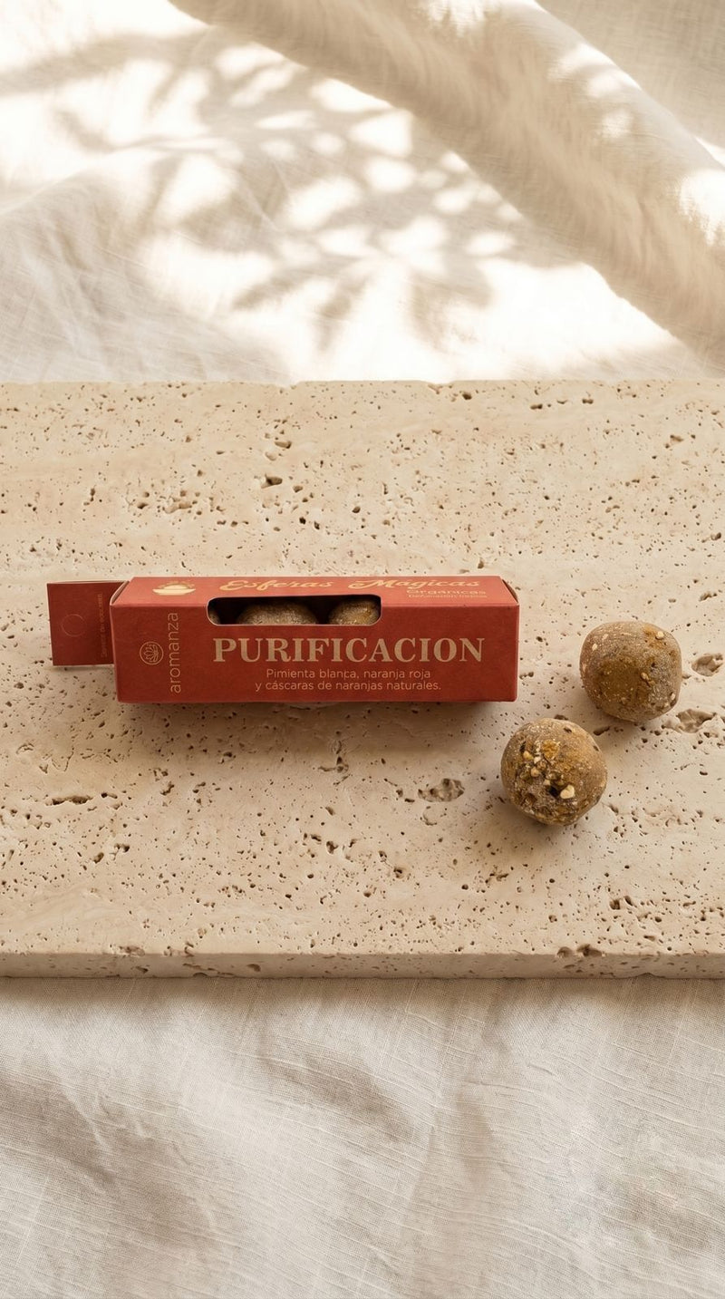 Esferas Mágicas Purificación: Claridad Ambiental e Inyección de Vitalidad | 4 Bombitas de Defumación