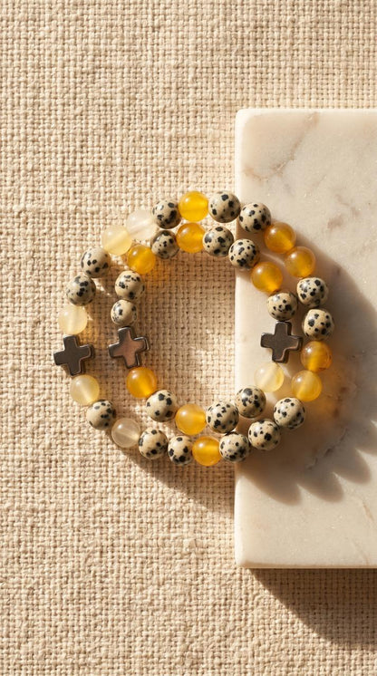 2 Pulsera de Piedras Preciosas (Protección): Escudo Energético y Disolución de Negatividad (Minerales Naturales)