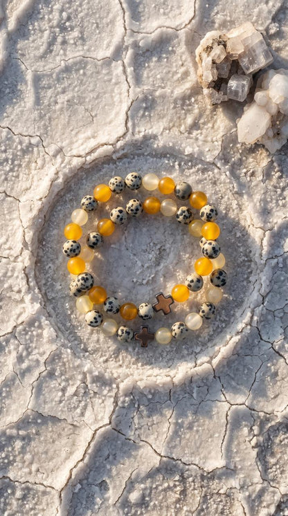 2 Pulsera de Piedras Preciosas (Protección): Escudo Energético y Disolución de Negatividad (Minerales Naturales)