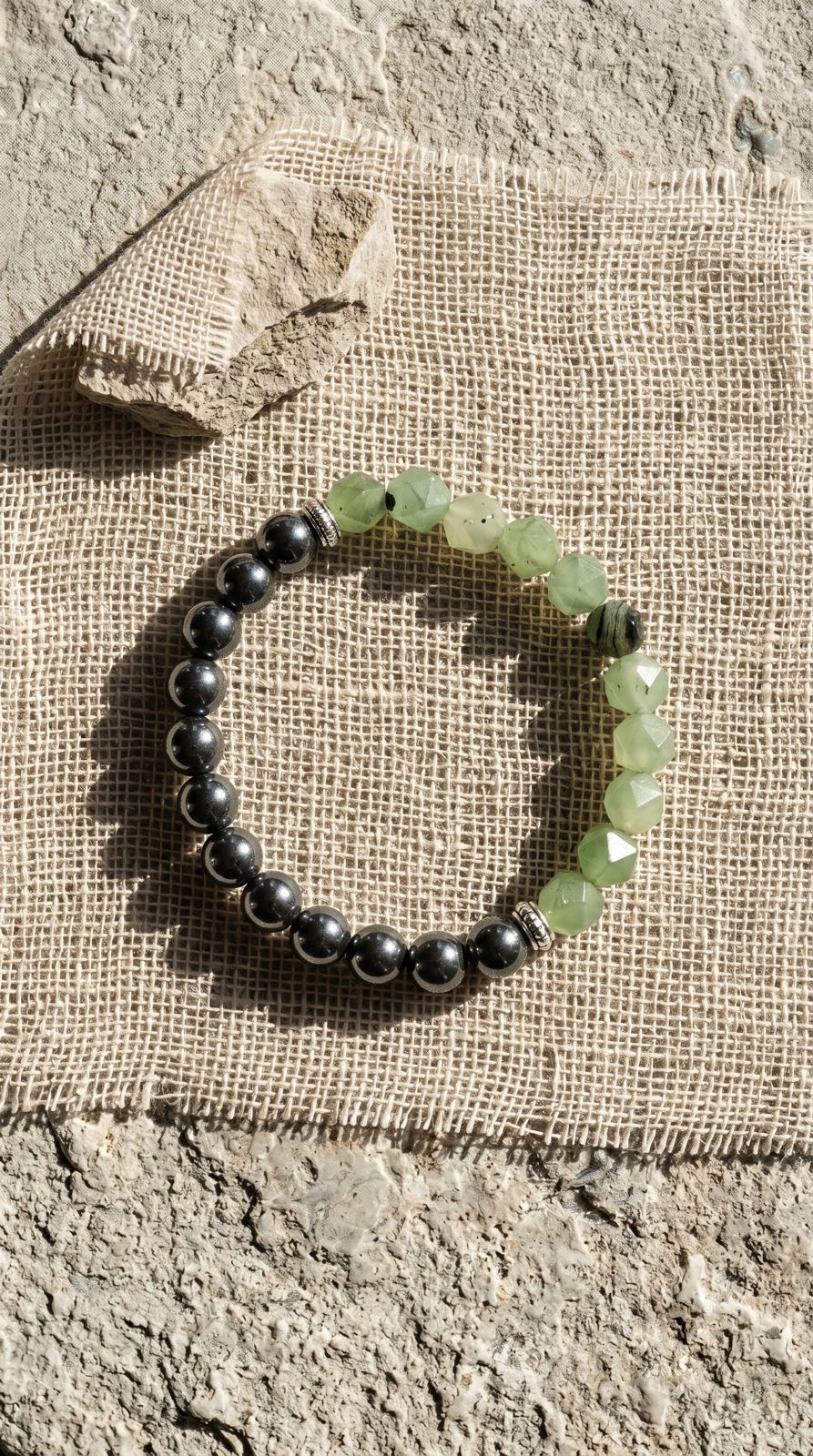 Pulsera de Piedra Preciosa (Jade Magnético): Prosperidad Activa, Salud Vital y Equilibrio Sagrado (Mineral Natural)
