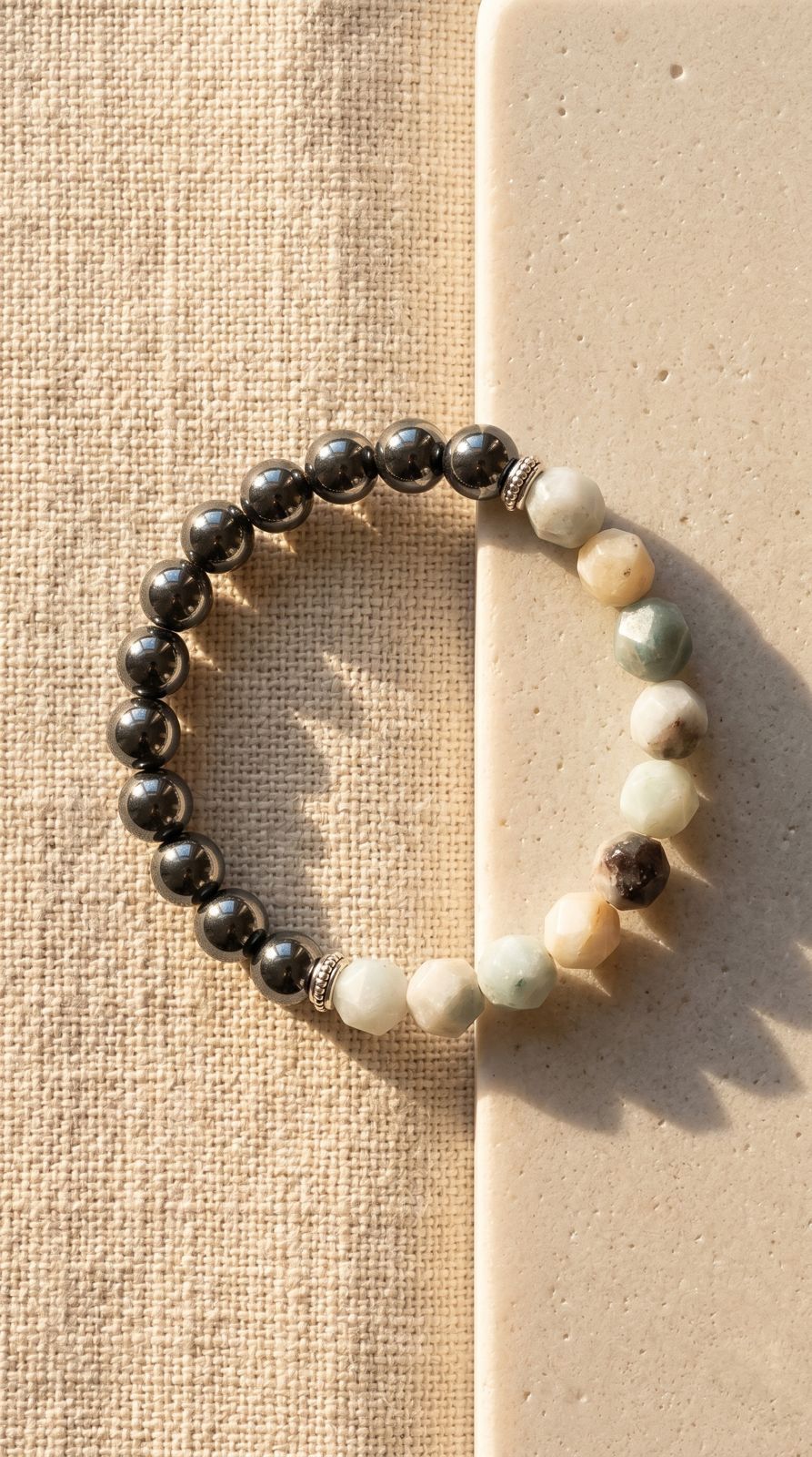 Pulsera de Piedra Preciosa (Jade de Montaña Magnético): Fuerza Ancestral, Superación de Miedos y Enraizamiento Seguro (Mineral Natural)