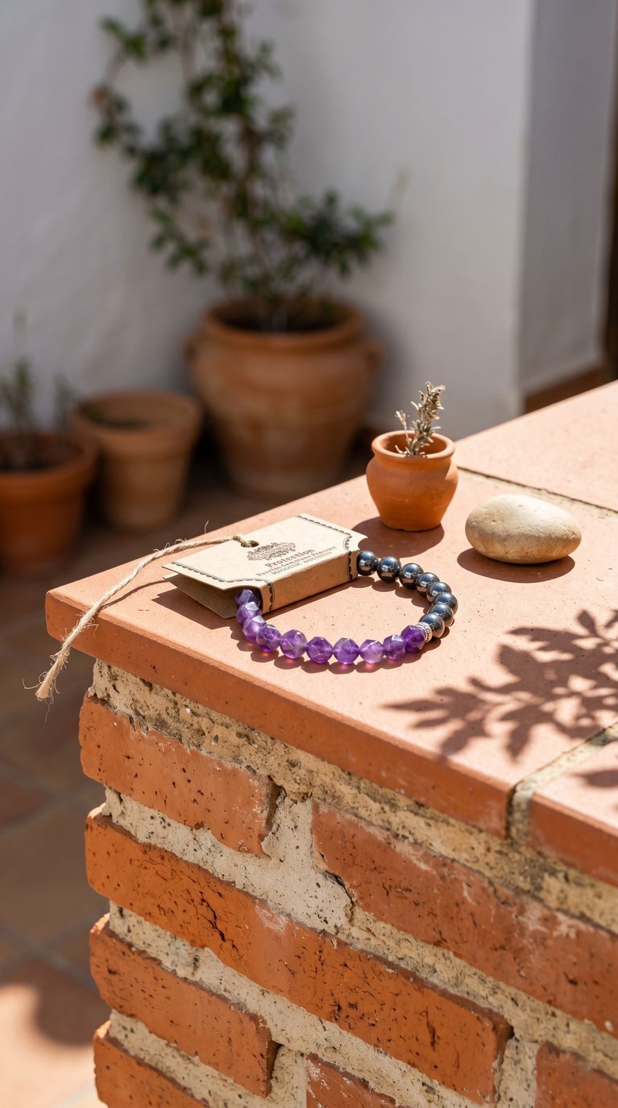 Pulsera de Piedra Preciosa (Amatista Magnética): Transmutación Activa, Paz Mental y Blindaje Áurico (Mineral Natural)