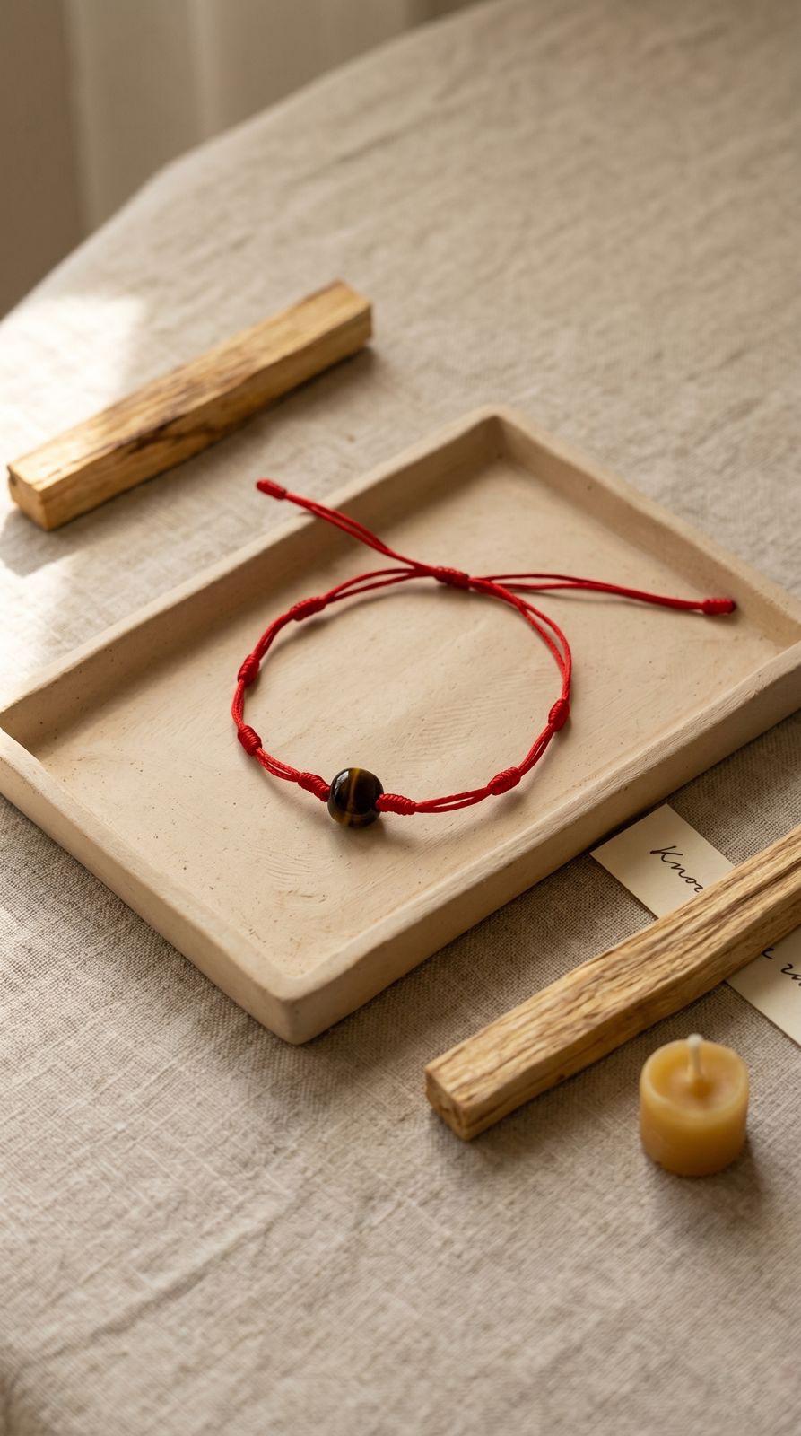 Pulsera de Piedra Preciosa (7 Nudos con Ojo de Tigre): Coraje Absoluto, Protección Espejo y Éxito Financiero (Mineral Natural)