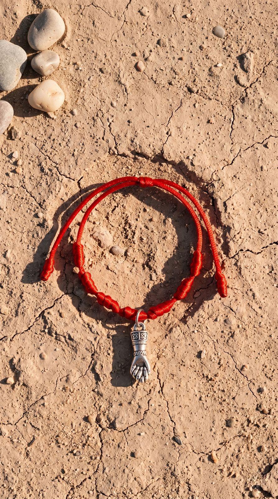 Pulsera de 7 Nudos con Puño Cerrado (Higa / Figa): Protección Inquebrantable, Fortaleza Absoluta y Buena Fortuna (Amuleto Ancestral)