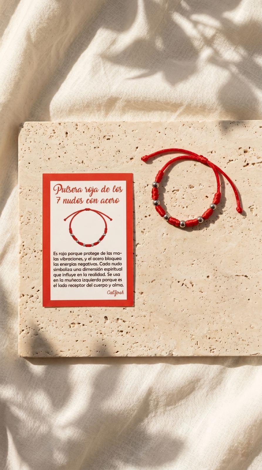 Pulsera de 7 Nudos con Acero: Fuerza Inquebrantable, Blindaje Energético y Éxito Absoluto (Amuleto de Poder)
