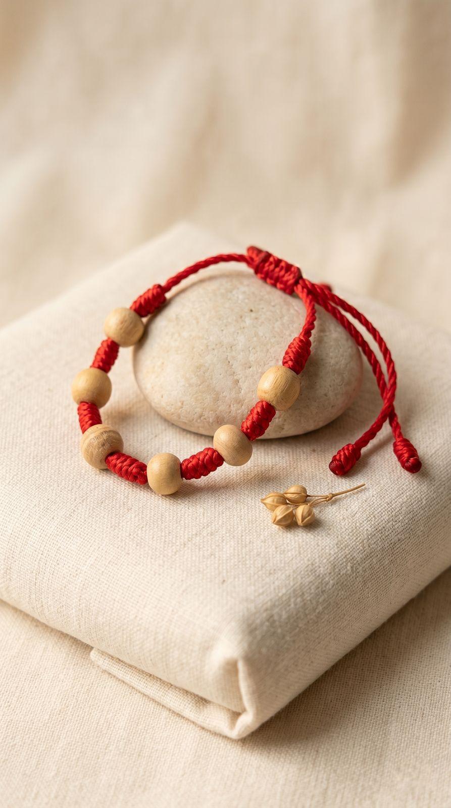 Pulsera de 7 Nudos con Palo Santo (6 Bolitas): Purificación Absoluta, Limpieza Áurica y Bienestar Espiritual (Madera Sagrada)