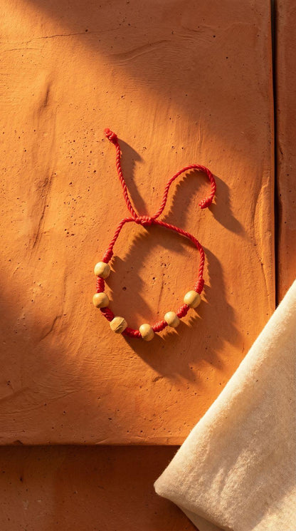 Pulsera de 7 Nudos con Palo Santo (6 Bolitas): Purificación Absoluta, Limpieza Áurica y Bienestar Espiritual (Madera Sagrada)