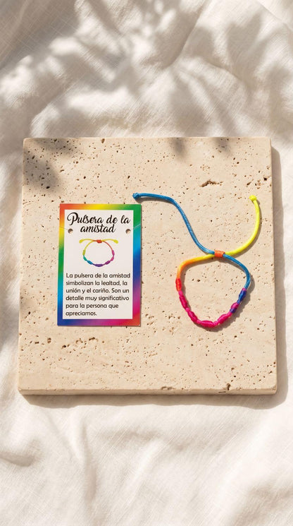 Pulsera de 7 Nudos Amistad: Unión Eterna, Lealtad Inquebrantable y Cariño Sagrado (Amuleto de Poder)