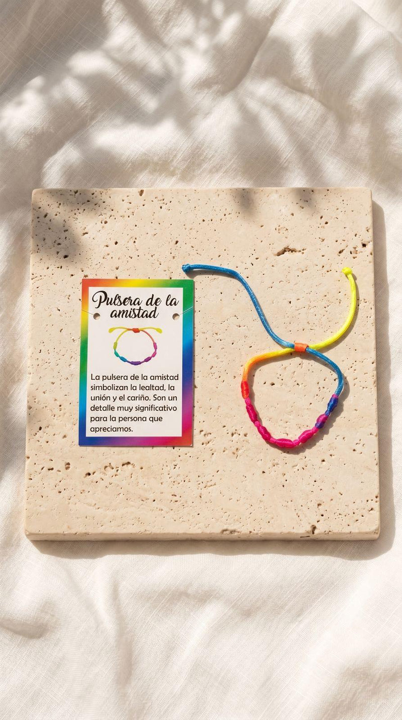 Pulsera de 7 Nudos Amistad: Unión Eterna, Lealtad Inquebrantable y Cariño Sagrado (Amuleto de Poder)