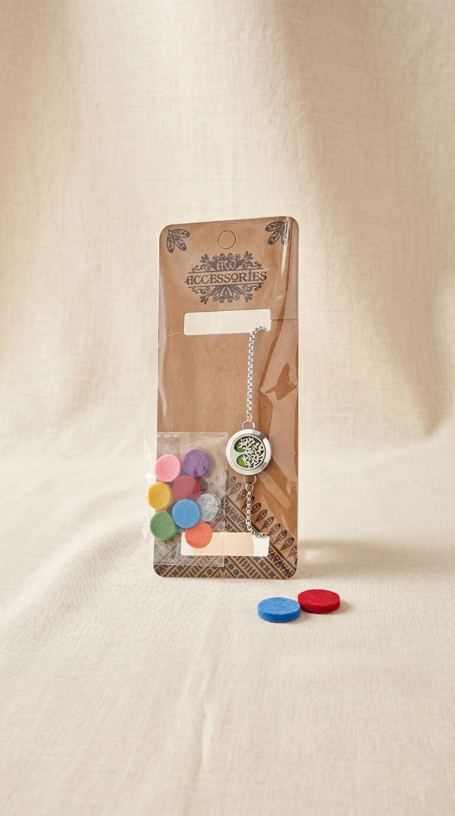 Pulsera de Cadena de Aromaterapia (Árbol de la Vida - 20mm): Expansión Cósmica, Conexión Natural y Bienestar Portátil (Acero Inoxidable)