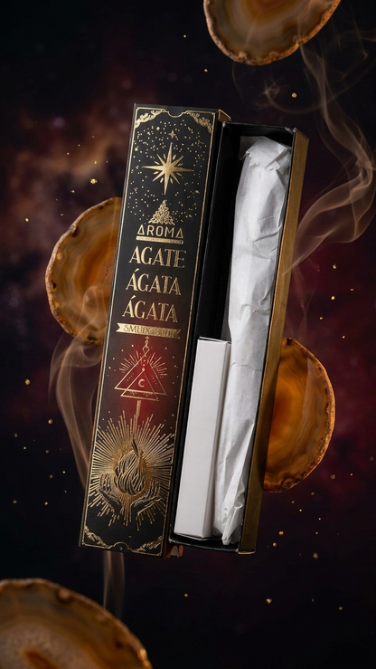 Incienso de Ágata: Equilibrio Ancestral y Conexión con la Tierra (20g de incienso)