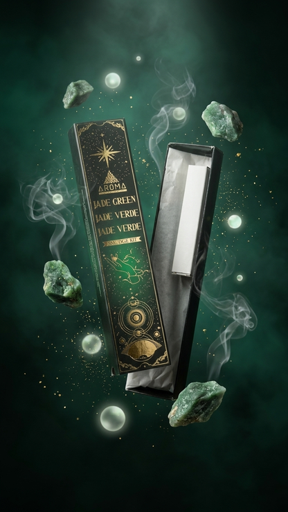 Incienso de Jade Verde: Prosperidad Infinita y Sabiduría en los Negocios (20g de incienso)