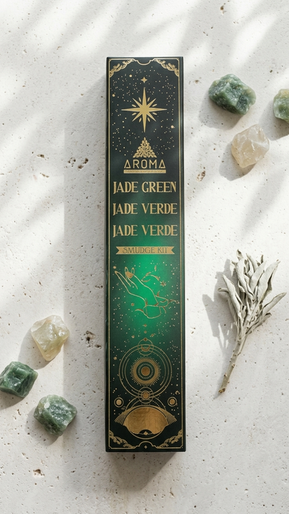 Incienso de Jade Verde: Prosperidad Infinita y Sabiduría en los Negocios (20g de incienso)