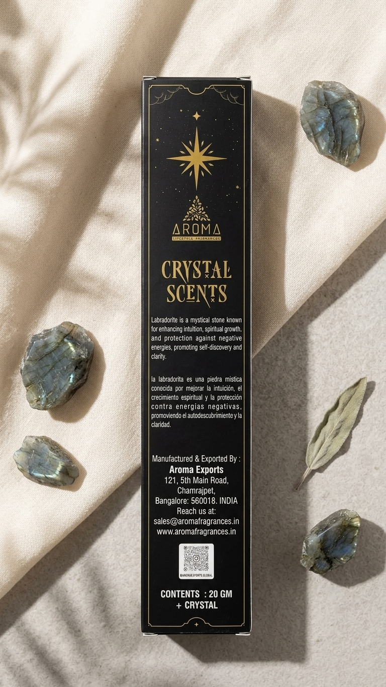 Incienso de Labradorita: Magia Interior y Transformación Personal (20g de incienso)