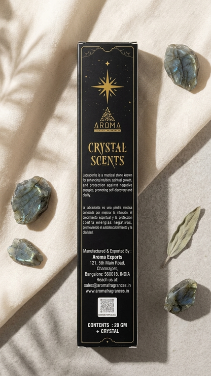 Incienso de Labradorita: Magia Interior y Transformación Personal (20g de incienso)