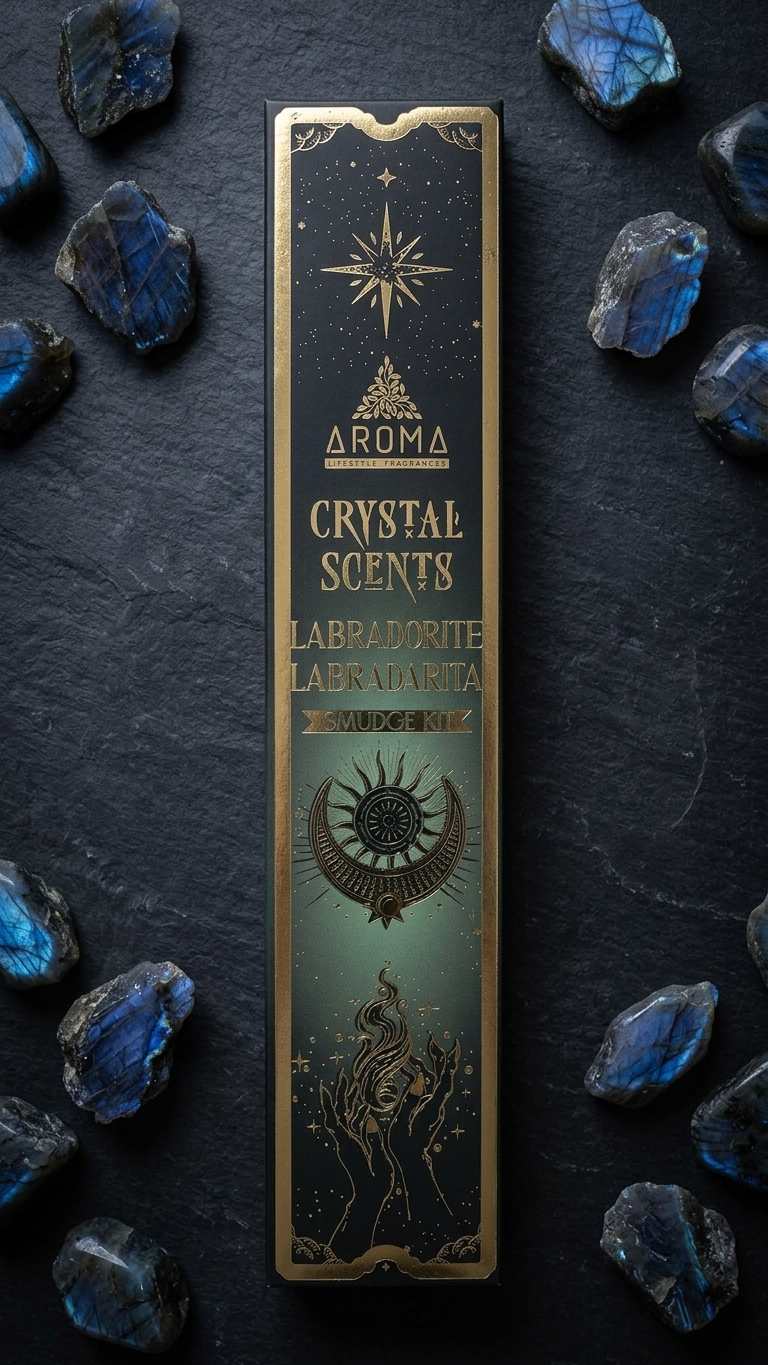 Incienso de Labradorita: Magia Interior y Transformación Personal (20g de incienso)