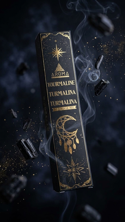 Incienso de Turmalina: Escudo Protector y Enraizamiento Energético (20g de incienso)