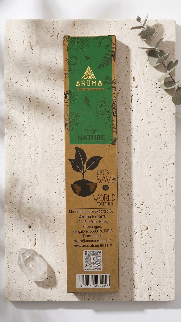 6 Cajetillas Incienso de Hierba de Limón Energizante – Activa tu Día con Aroma Fresco y Natural | 100% Natural, Sin Químicos, Calidad Premium【20g · 8 Varillas aprox】