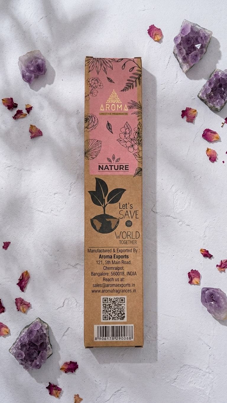 Incienso de Rosa – Amor Propio y Apertura del Corazón | 100% Natural, Sin Químicos, Calidad Premium 【20g · 8 Varillas aprox】