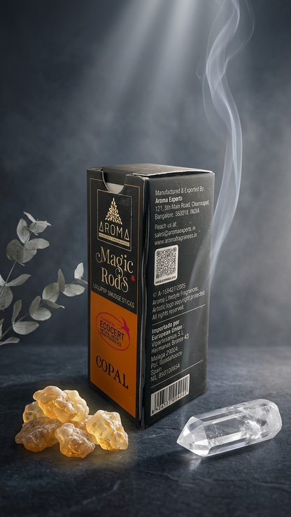 Incienso Lollipop Copal (Magic Rods) – Ofrenda Sagrada y Conexión Divina | Sahumado Intenso | 4 Barritas Gruesas